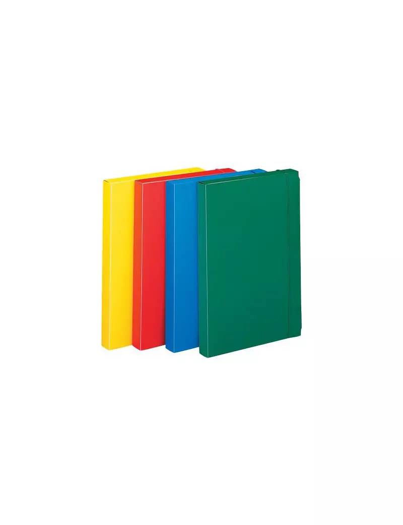 Cartella Portaprogetti con Elastico U140 Leonardi - Dorso 3 - 25x35 cm - U140-VE (Verde Conf. 10)-0