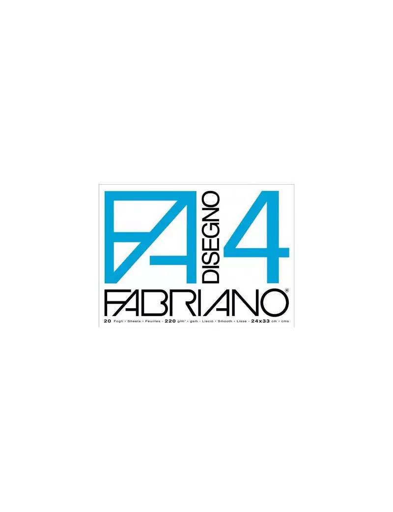 Album da Disegno Fabriano 4 - 24x33 cm - Ruvido - 200 g - 05000597 (Bianco)-0
