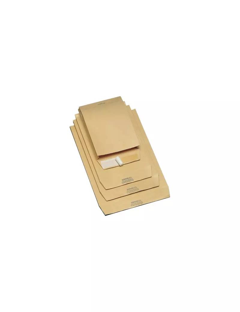 Busta a Sacco Pigna - a Soffietto con Strip - 23x33 cm - 100 g - 065524133 (Avana Conf. 250)-0