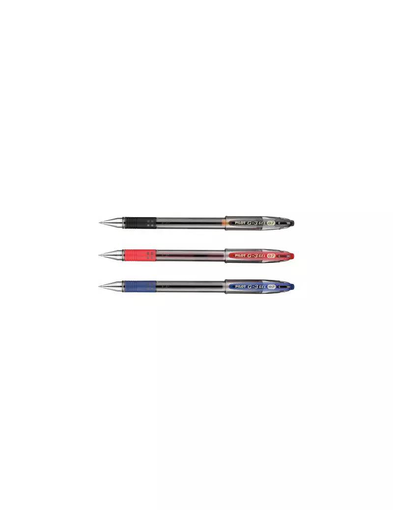 Penna a Sfera Gel G-3 Pilot - 0,7 mm - 001492 (Rosso)-0
