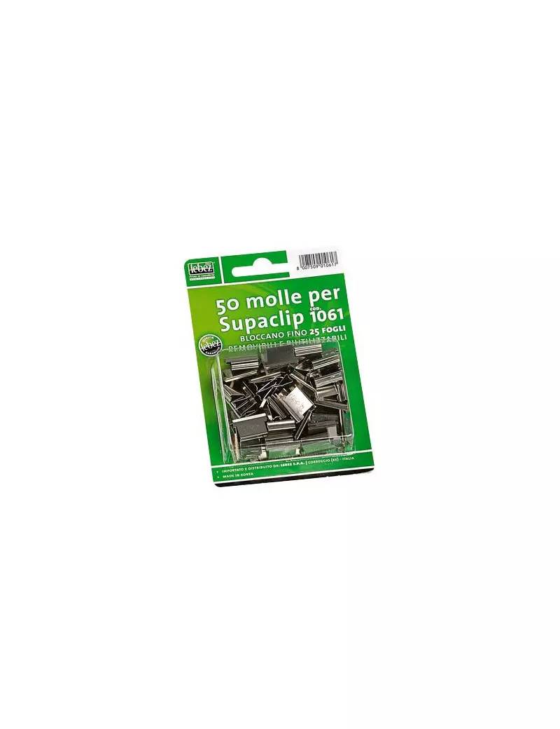 Ricariche in Acciaio per Dispenser Sparamolle Supaclip Lebez - 1061 (Conf. 50)-0