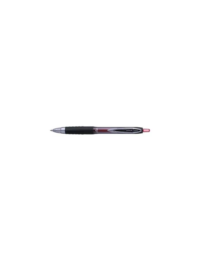 Penna Gel a Scatto Signo Uni-Ball - 0,7 mm - M-UM207-R (Rosso)-0