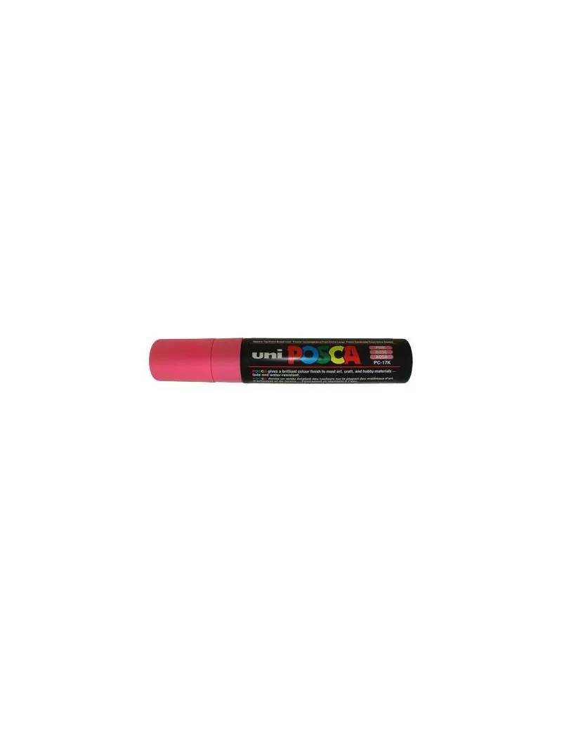 Marcatore a Tempera Uni Posca PC17K Uni-Ball - Punta Scalpello - 15 mm - M-PC17K-RA (Rosa)-0