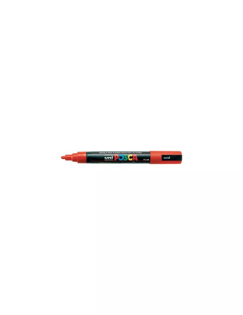 Marcatore a Tempera Uni Posca PC5M Uni-Ball - Punta Tonda - 1,8-2,5 mm - M-PC5M-AZ (Azzurro)-0