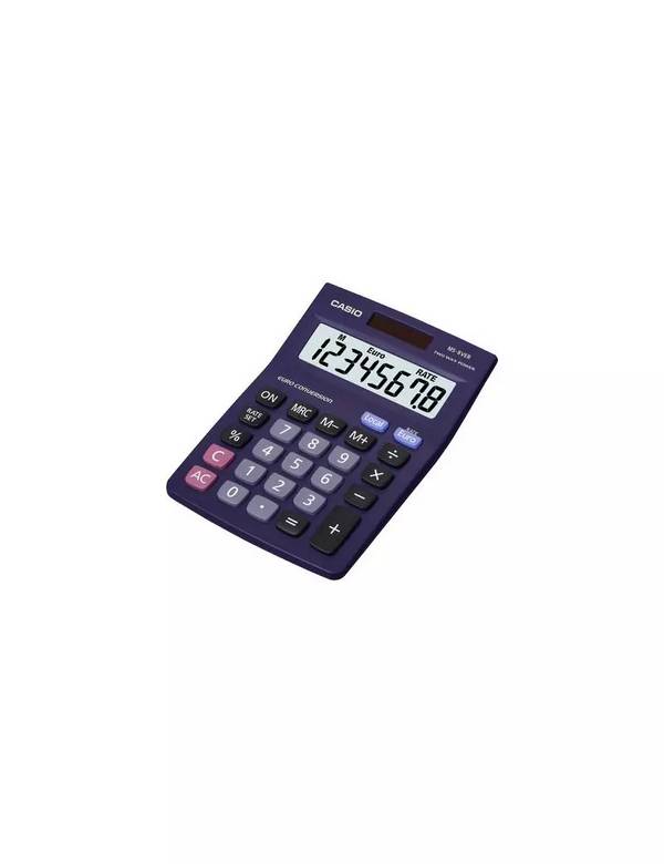 Calcolatrice da Tavolo MS-8VERII Casio (Blu Scuro)