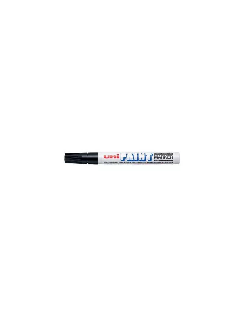 Marcatore Permanente a Vernice Paintmarker PX20 Uni-Ball - Punta Tonda - 2,2-2,8 mm - M-PX20-N (Nero)-0
