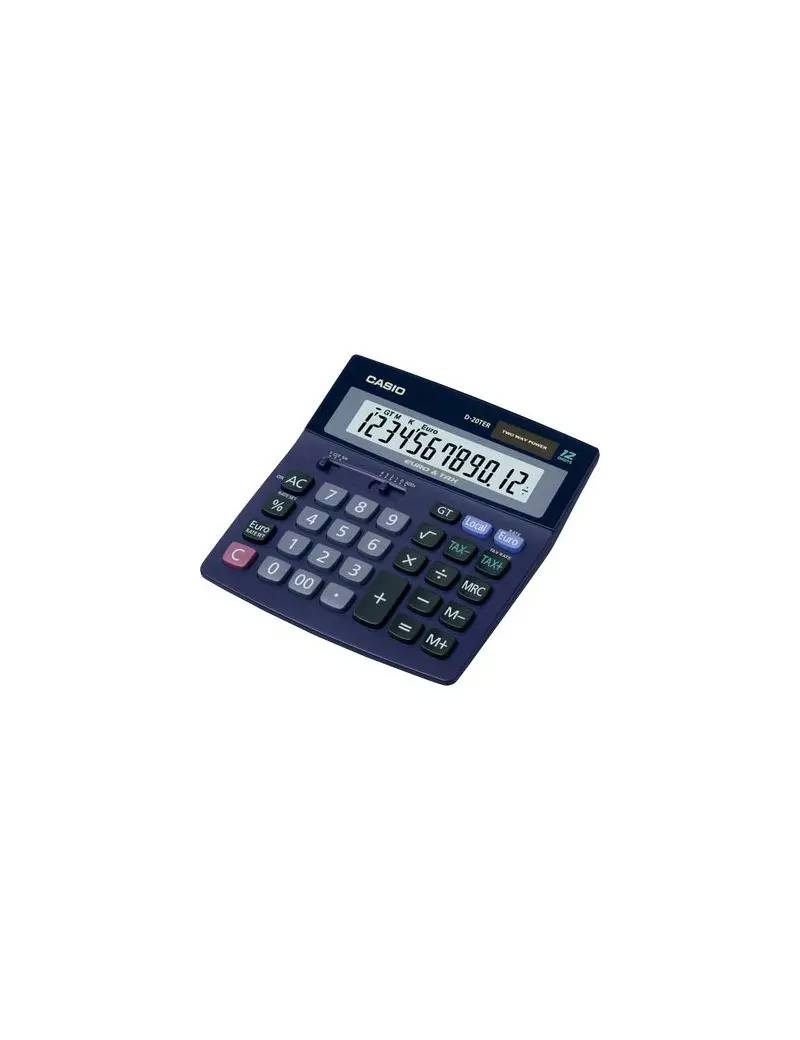Calcolatrice da Tavolo DH-12ET Casio (Blu)-0