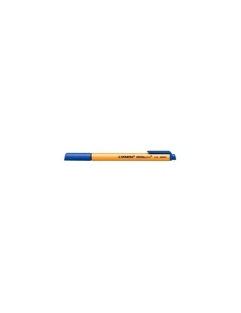 Penna GREENpoint Stabilo - 0,8 mm - 6088/46 (Nero Conf. 10)-0