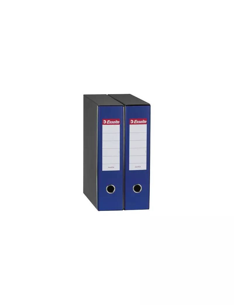 Registratore Eurofile G53 Esselte - Commerciale - Dorso 8 - 23x30 cm - 390753050 (Blu)-0