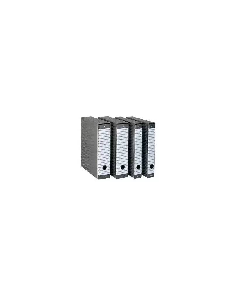 Registratore Delso Line Esselte - Protocollo - Dorso 8 - 23x33 cm - 390715060 (Bianco e Grigio)-0