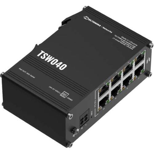 TSW040 Teltonika DIN Rail POE Unmanaged Switch-0
