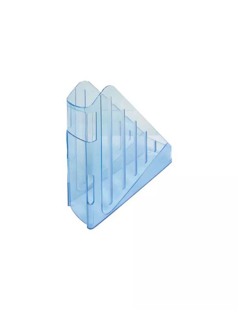 Portariviste con Profondità Maggiorata Arda - 7,5x29,5x27 cm - TR4118BL (Azzurro Trasparente)-0