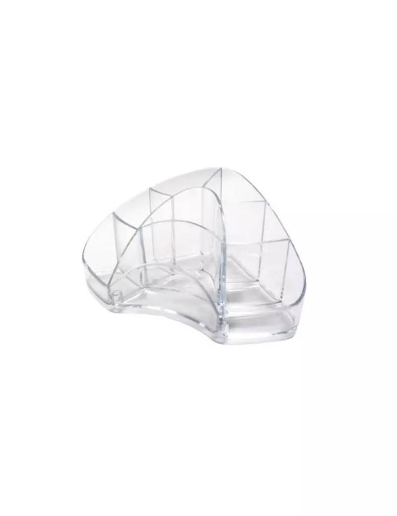 Portaoggetti Multipot Arda - 13,8x13,8x9,1 cm - TR7121CR (Cristallo)-0