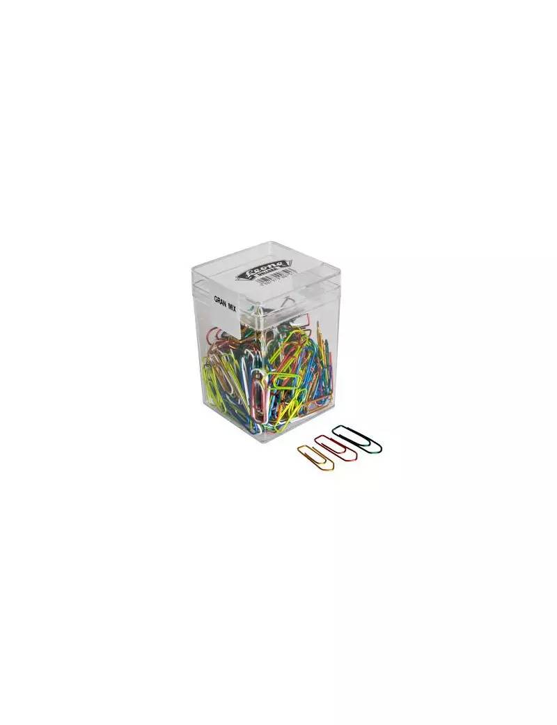 Fermagli Gran Mix 125 Leone Dell'Era - FXB125GMIX (Assortiti Metallizzati Conf. 125)-0