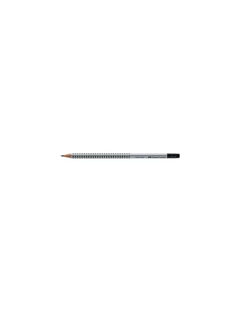 Matita Grip 2001 Faber Castell - Con Gommino - HB - 1172HB (Conf. 12)-0