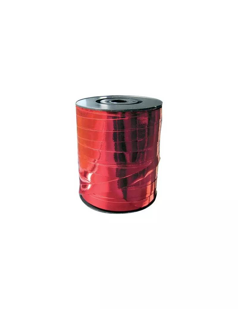 Nastro per Regali 6870 Brizzolari - 10 mm x 250 m - 00237307 (Rosso Metallizzato)-0