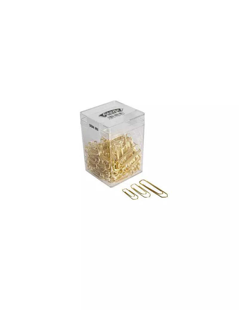 Fermagli Zincati Gran Mix 125 Leone Dell'Era - FOB125GMIX (Ottone Brillante Conf. 125)-0