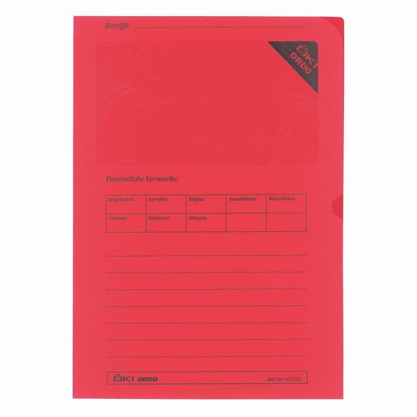Öki Envelope Visual Din A4 Red