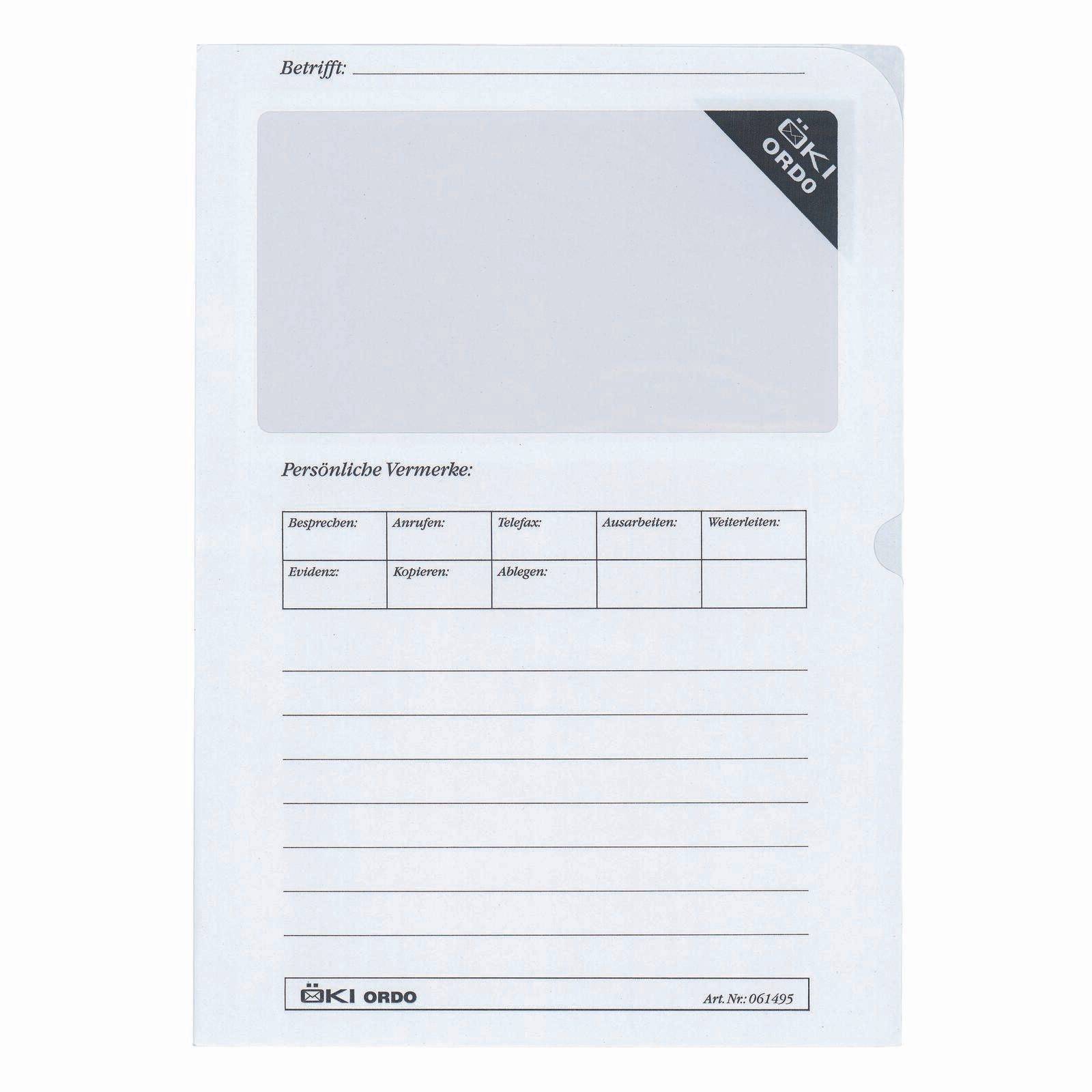 Öki Envelope Visual Din A4 White-0