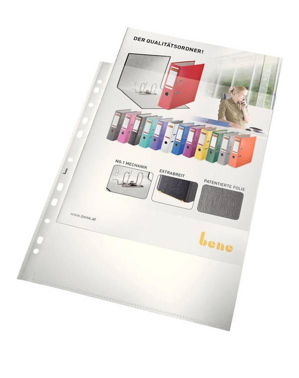 bene buste per brochure DIN A4 0,14 mm cristalline