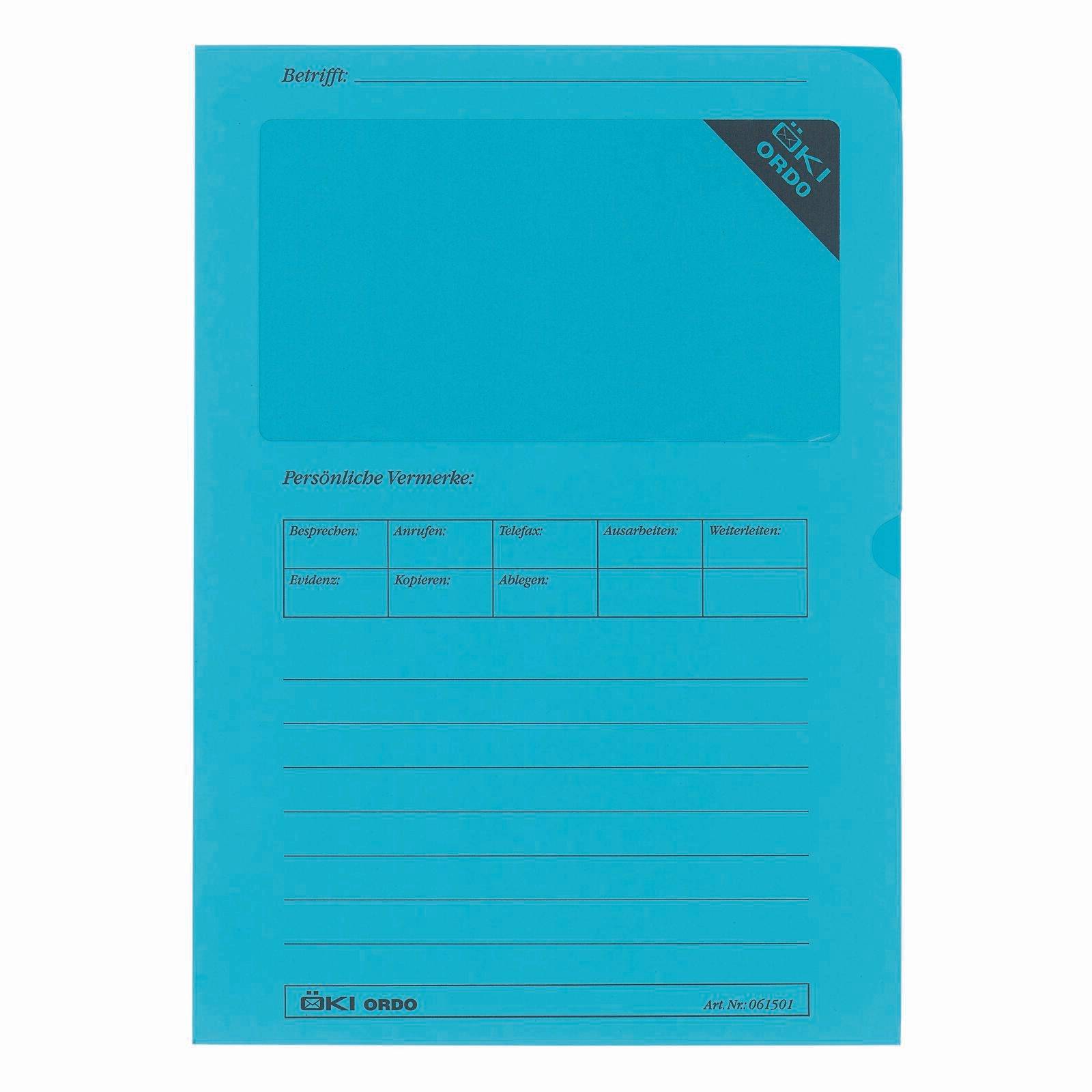 Öki Envelope Visual Din A4 Blue-0