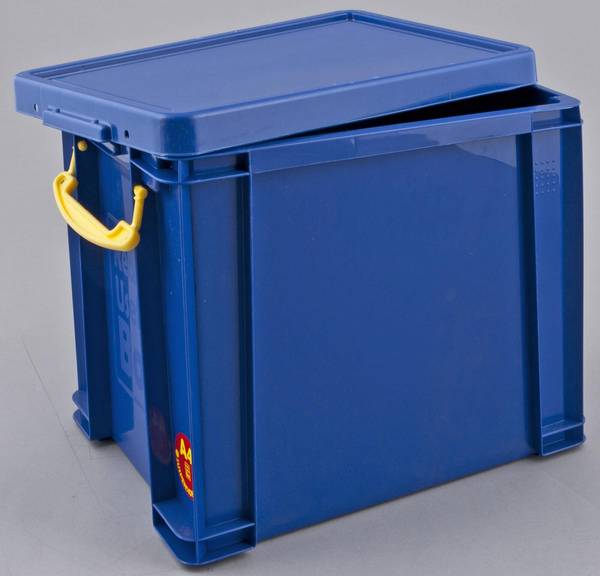 Really Useful Box Scatole portaoggetti Useful Box 19.0l blu 19.0 l - 39.5 x 25.5 x 29.0 cm blu