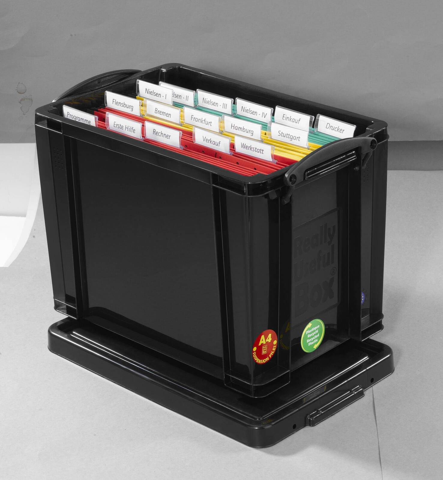 Really Useful Box Scatole portaoggetti Useful Box 19,0 l nero 19,0 l - 39,5 x 25,5 x 29,0 cm nero-0