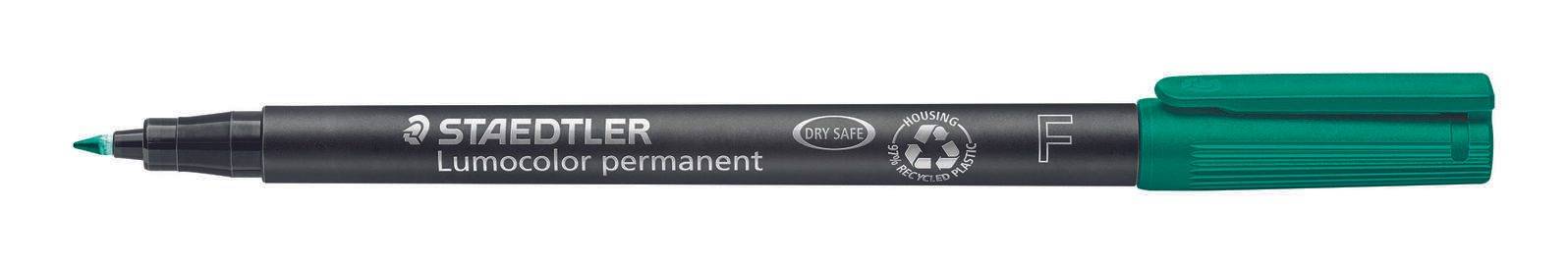 Staedtler Lumocolor marcatore permanente Verde 1 pz-0