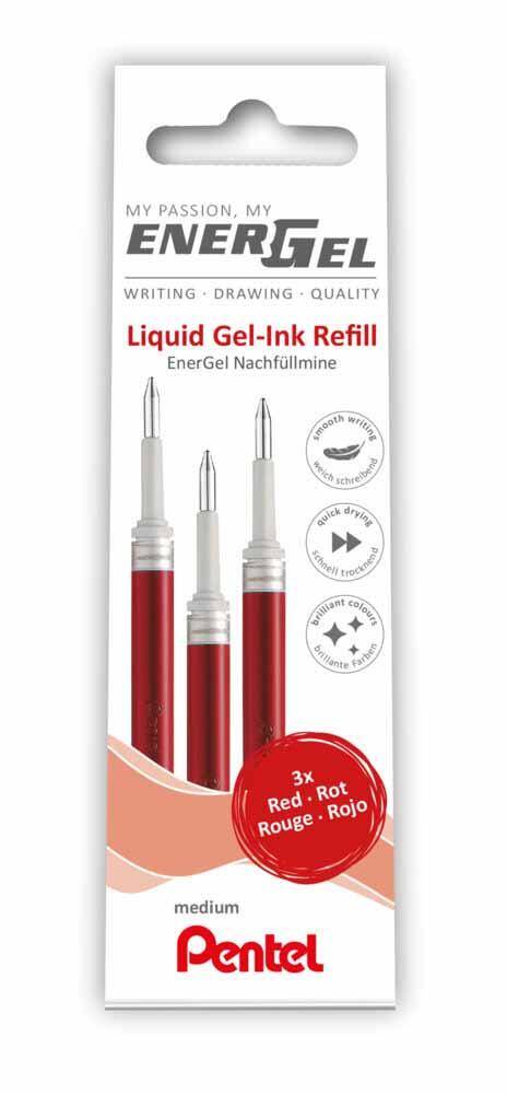 Ricariche per penne gel rosse-0