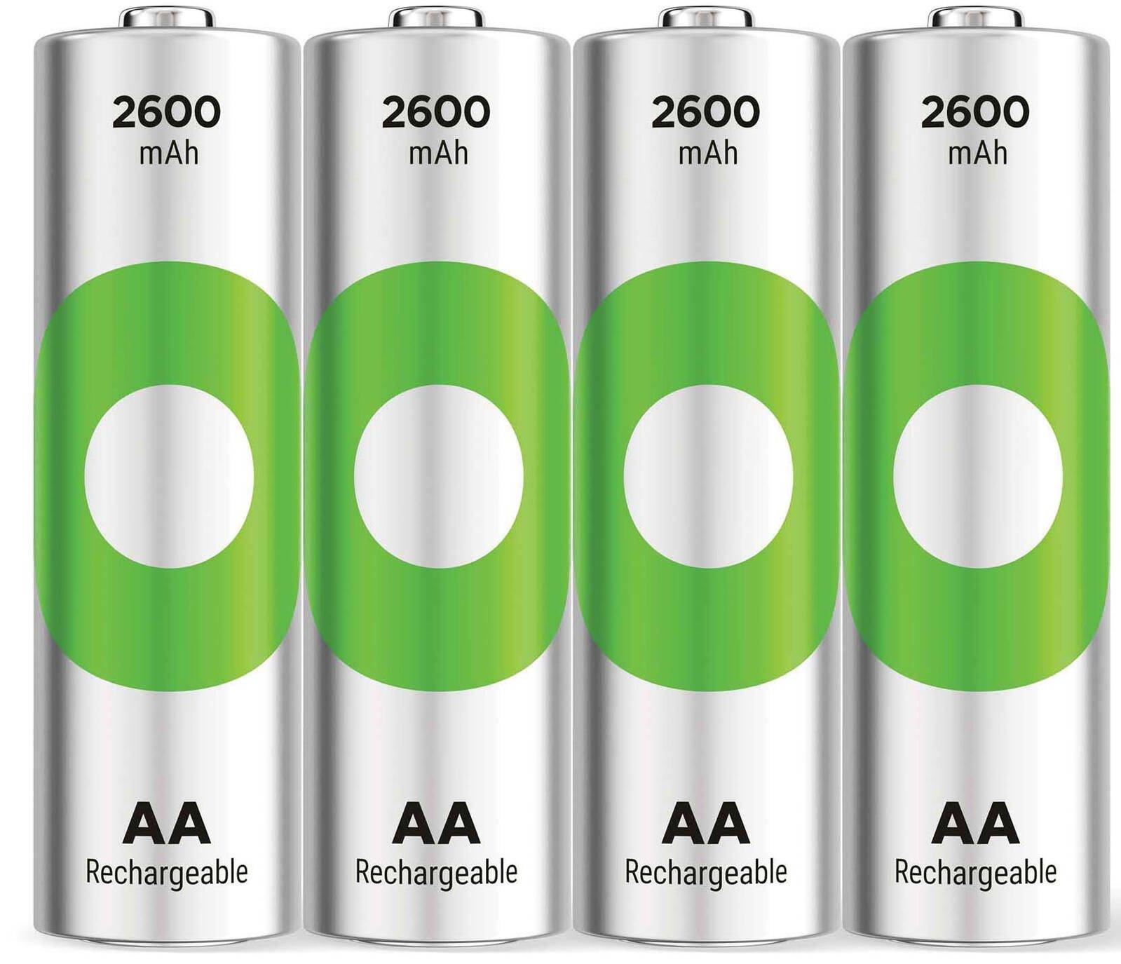 Batteria GP ReCyko AA Micro NiMH 2600 mAh 1,2 V da 4-0