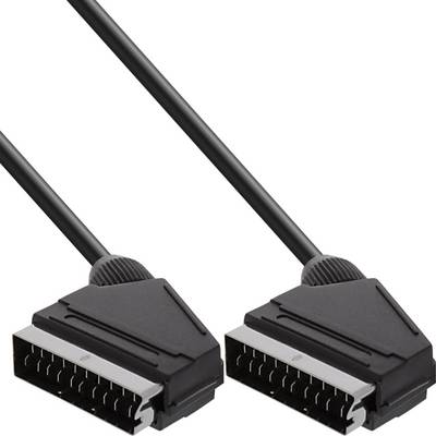Goobay Cavo di collegamento Scart, placcato nickel, ø mm 0.6 m spina SCART (21-pin) > spina SCART (21-pin)-0