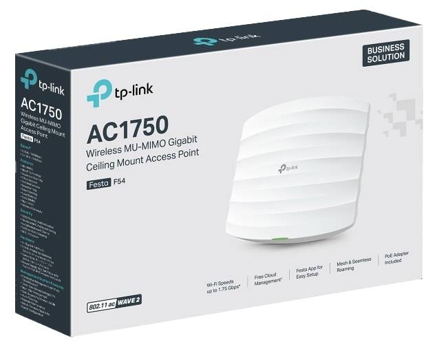 Immagine simbolo per TP-Link FESTA F54 punto accesso WLAN 1300 Mbit/s Bianco Supporto Power over Ethernet (PoE)