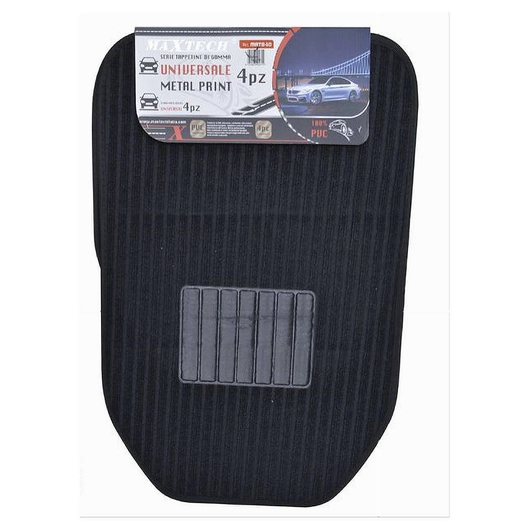 4 Pezzi Tappetino Auto Universale In Pvc Tappetini Anteriori Posteriori Mats-10 --1