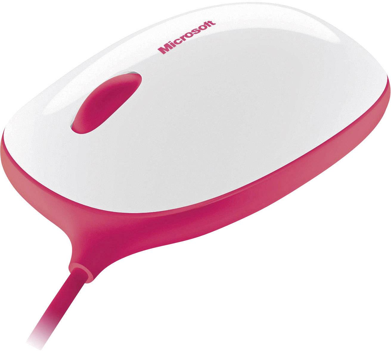 Express Mouse - Mouse - per destrimani e mancini - ottico - 3 pulsanti - cablato - USB - bianco, rosso-2
