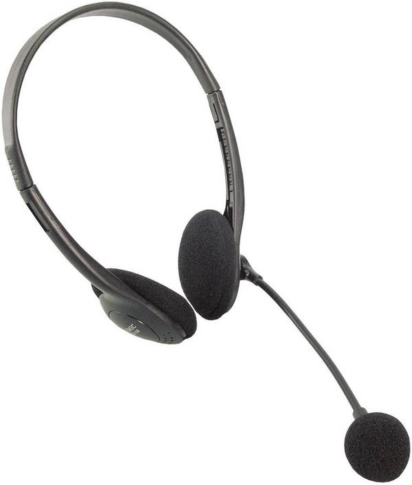 Jack 3,5 mm  LogiLink HS0002 Cuffia On Ear Nero