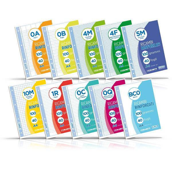 RICAMBI A4 RIGHE 1R 40FF 100GR-2