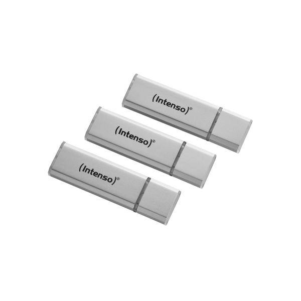 Intenso 3521483 unità flash USB 32 GB USB tipo A 2.0 Argento (32GB Intenso ALU Line USB 2.0 Flash Drive 3 pack)-3