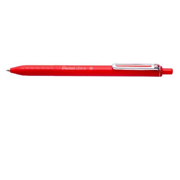 Pentel BX467-B penna a sfera Rosso Penna a sfera retrattile a clip-2
