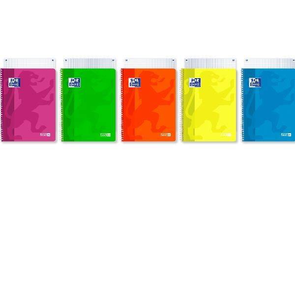 Oxford 400139392 quaderno per scrivere A4 120 fogli Colori assortiti-0