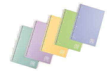 Blasetti One Color quaderno per scrivere A5 81 fogli Multicolore-1