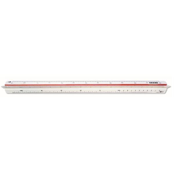 ARDA 110 righello Righello a scala 300 mm Plastica Rosso, Bianco 1 pz-0