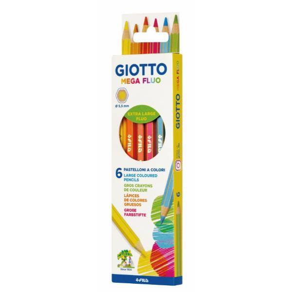 Giotto F225700 pastello colorato Colori assortiti 6 pz-2