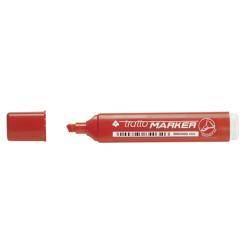 Tratto Marker marcatore permanente Punta smussata Rosso 12 pz-2