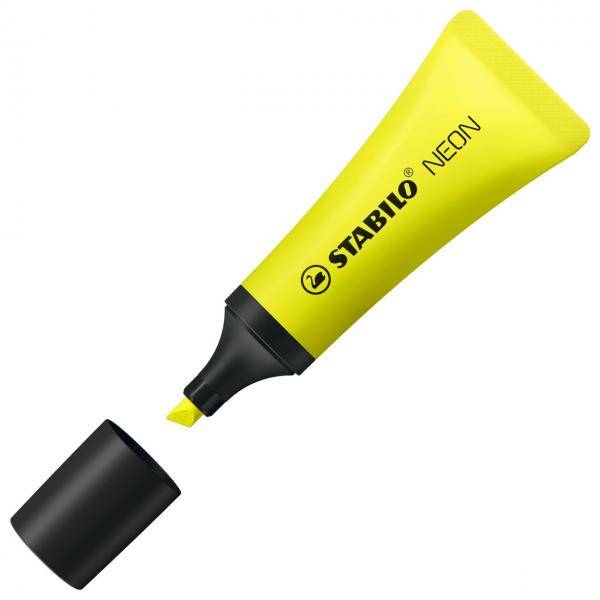 STABILO NEON evidenziatore 1 pz Punta smussata Giallo-1