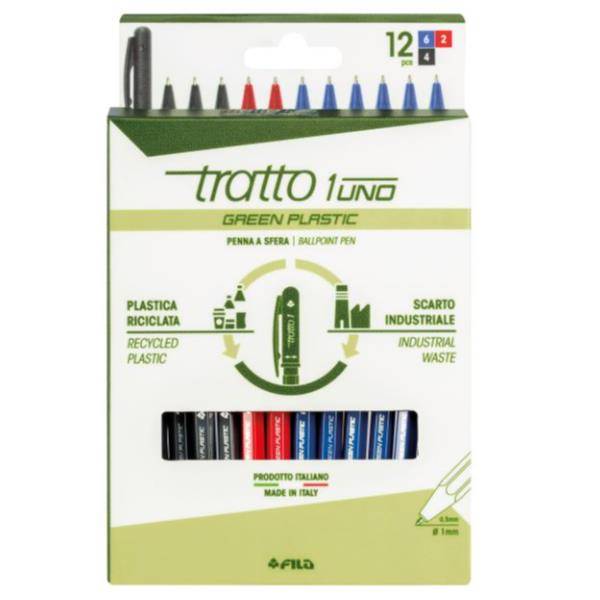 CF12 TRATTO1 GREEN PLAST 3 COL.ASS.-1