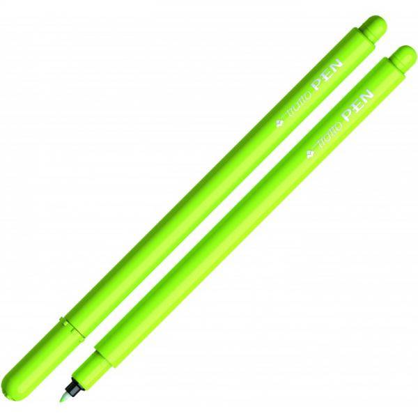 Tratto Pen penna tecnica Fine Verde chiaro 12 pz-1