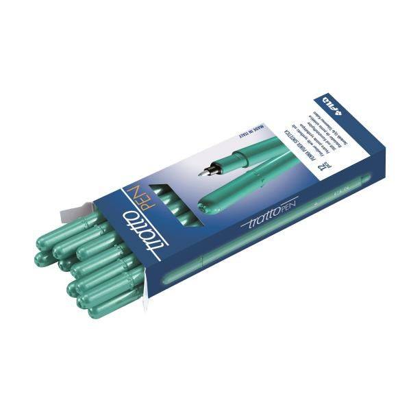 Tratto Pen penna tecnica Fine Turchese 12 pz-0