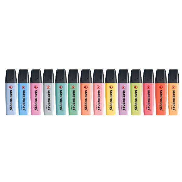 STABILO BOSS ORIGINAL Pastel evidenziatore 45 pz Punta smussata Multicolore-2