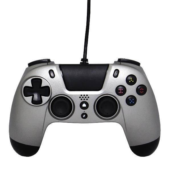 Gioteck VX4 Titanio USB Gamepad Analogico/Digitale PC, PlayStation 4-0