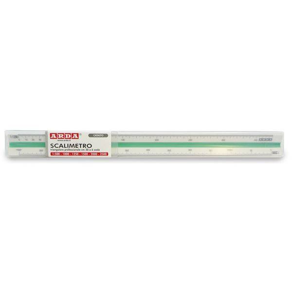 ARDA 111 righello Righello a scala 300 mm Plastica Verde, Rosso, Bianco 1 pz-3